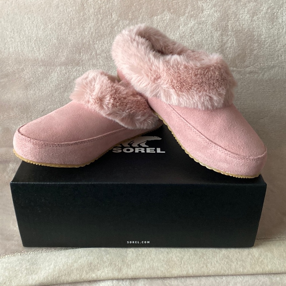 WOMEN'S SOREL GO™ - COFFEE RUN  Rose Slipper (Size 6)
